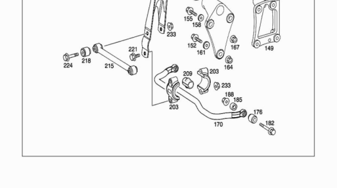 Bucsa bieleta bara stabilizatoare punte spate Mercedes Atego (poz.194) MERCEDES OE 974 328 01 81