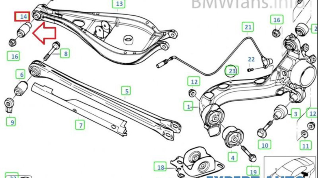 Bucsa brat BMW Z4 (E85) 2003-2016 06795