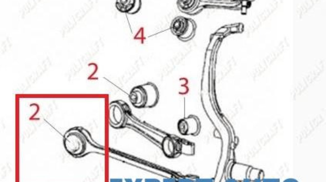 Bucsa brat fata jos Dodge MAGNUM (2005-2007) 04782561AE