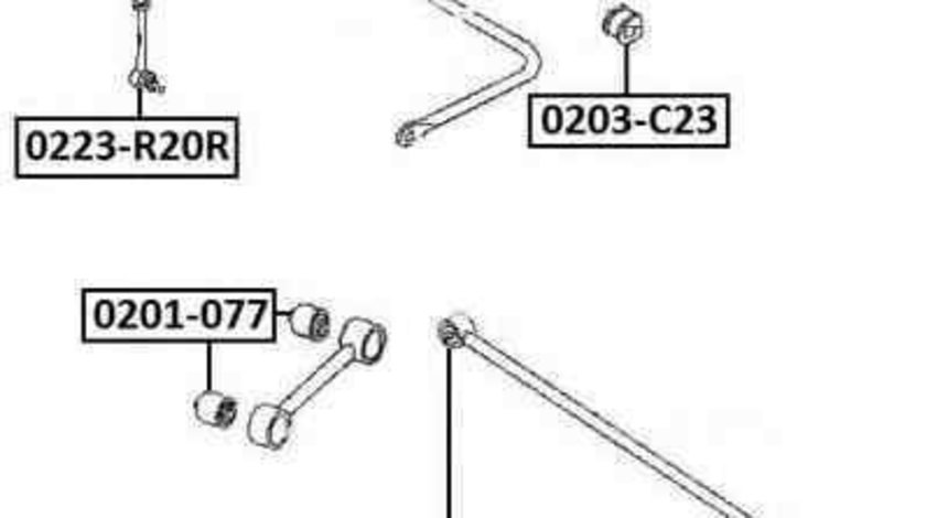 Bucsa brat FORD KA (RU8) NISSAN 55130-0F500