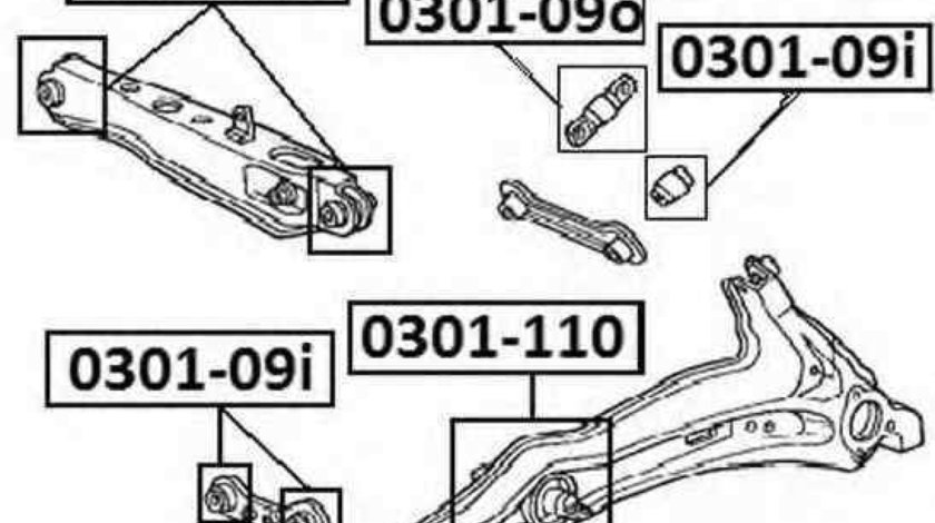 Bucsa brat HONDA CR-V I RD HONDA 52385-SR3-003