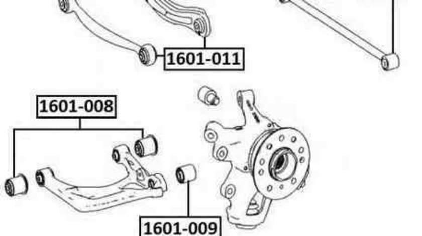 Bucsa brat MERCEDES-BENZ GL-CLASS (X164) MERCEDES-BENZ A1643500053