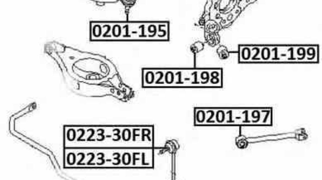 Bucsa brat NISSAN MURANO Z50 Producator TED-GUM 00466366