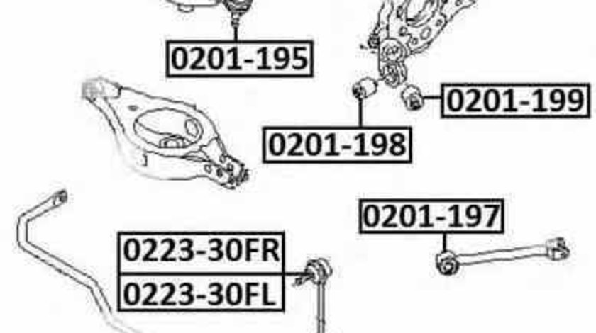 Bucsa brat NISSAN MURANO Z50 Producator TED-GUM 00466366