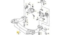 Bucsa brat punte fata Audi AUDI 100 Avant (4A, C4)...