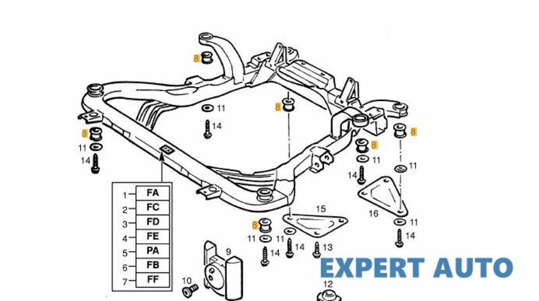 Bucsa brat punte fata Opel VECTRA B (36_) 1995-2002 01872