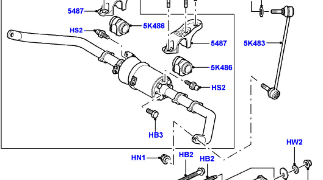 Bucsa brat superior punte fata Range Rover Sport (vezi schita) LEMFORDER RBX500443