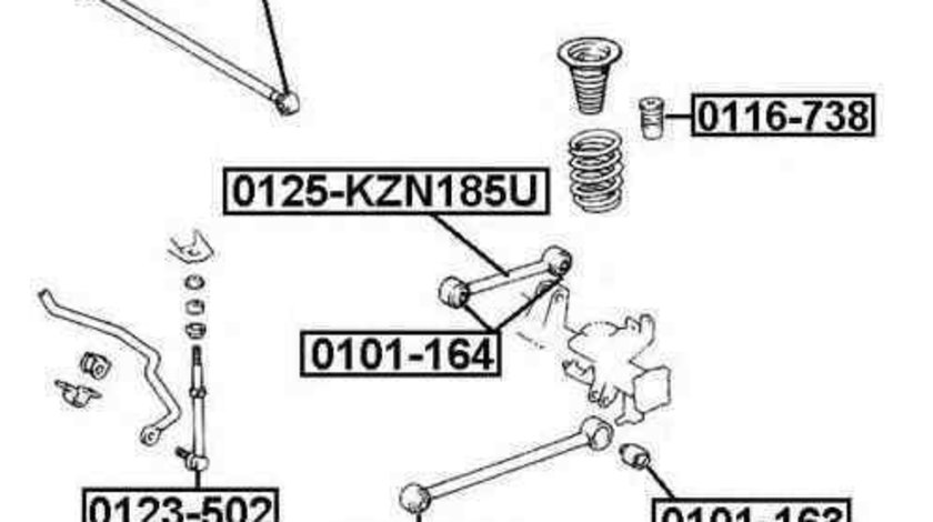 Bucsa brat TOYOTA 4 RUNNER (RN10_, VZN13_, VZN10_, RN13_) TOYOTA 4874035030