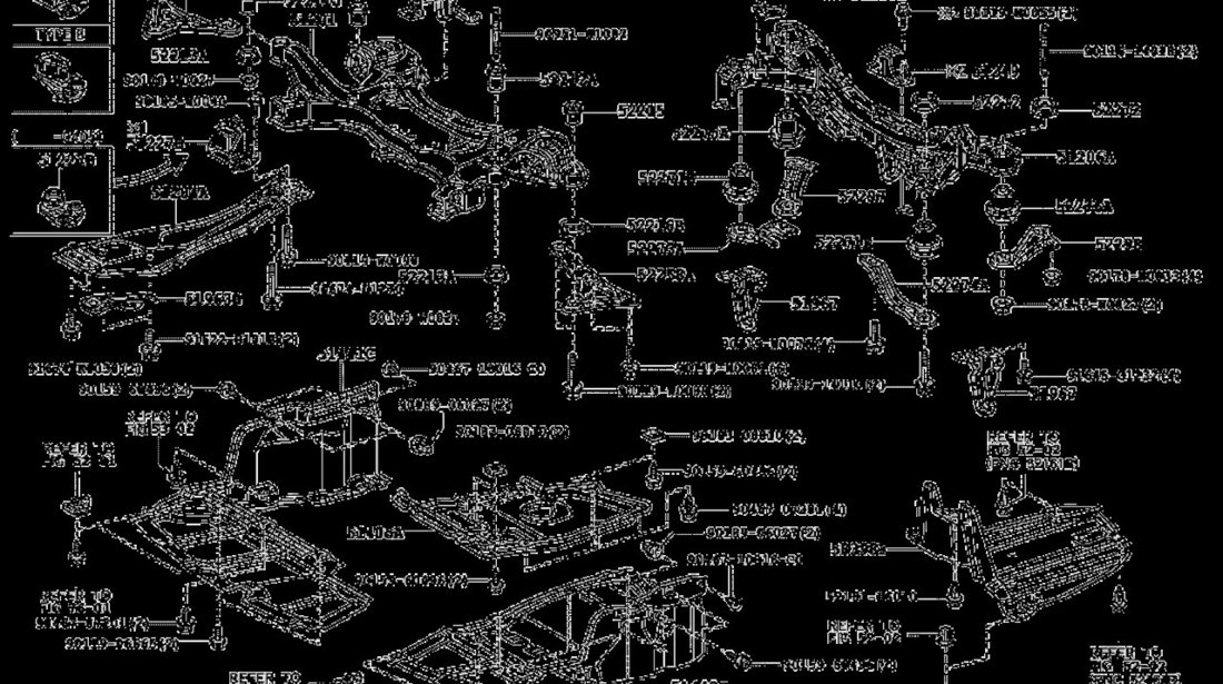 Bucsa cadru motor Toyota Avensis (poz.52215,52212 vezi schita) TOYOTA OE 52212-05010
