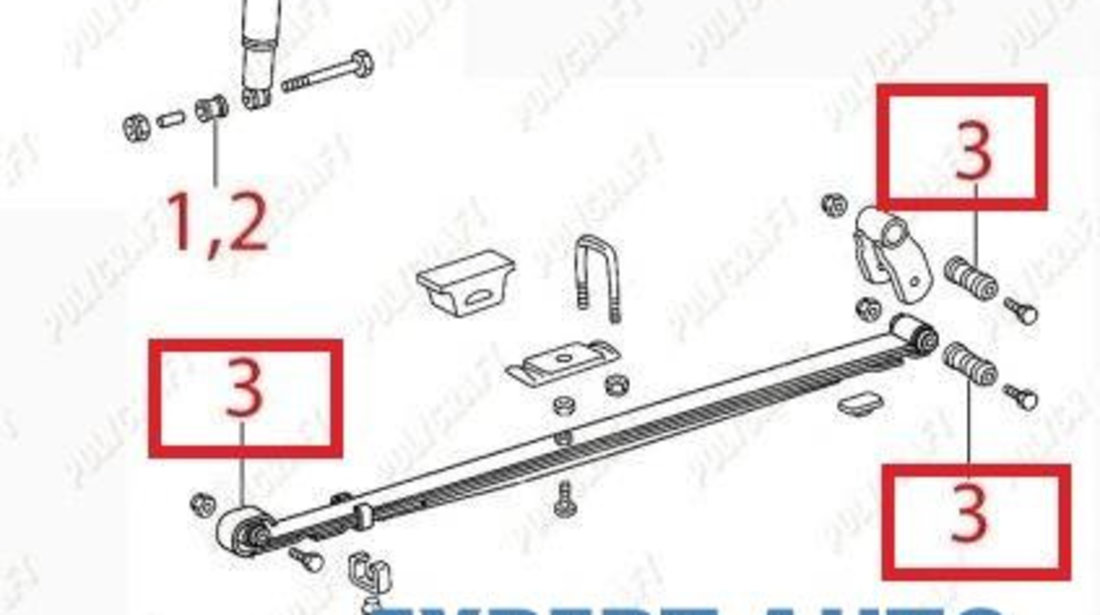 Bucsa foi arc Mercedes T1 platou / sasiu (601) 1977-1996