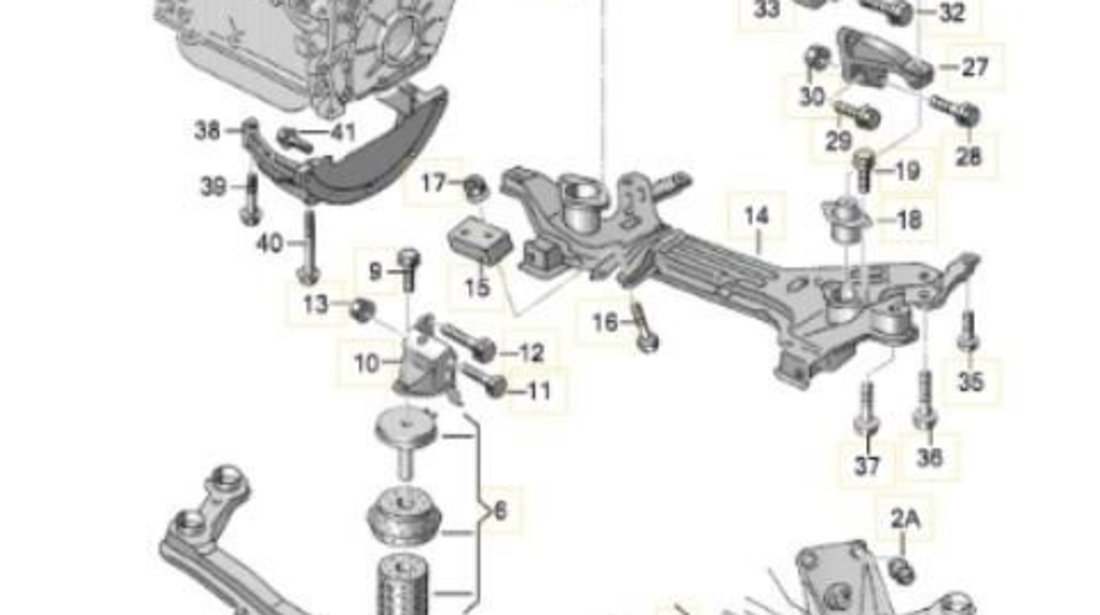 Bucsa jug motor Volkswagen VW CADDY Mk II (9K9A) 1995-2004 01091