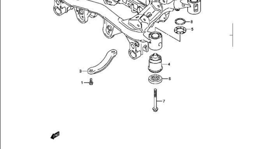 Bucsa jug punte spate Suzuki Grand Vitara II SUZUKI OE 46911-65J00