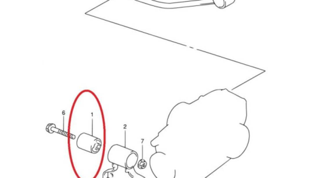 Bucsa tampon punte diferential stanga fata / dreapta fata Suzuki Grand Vitara (1998-2005) #1 2755060A00