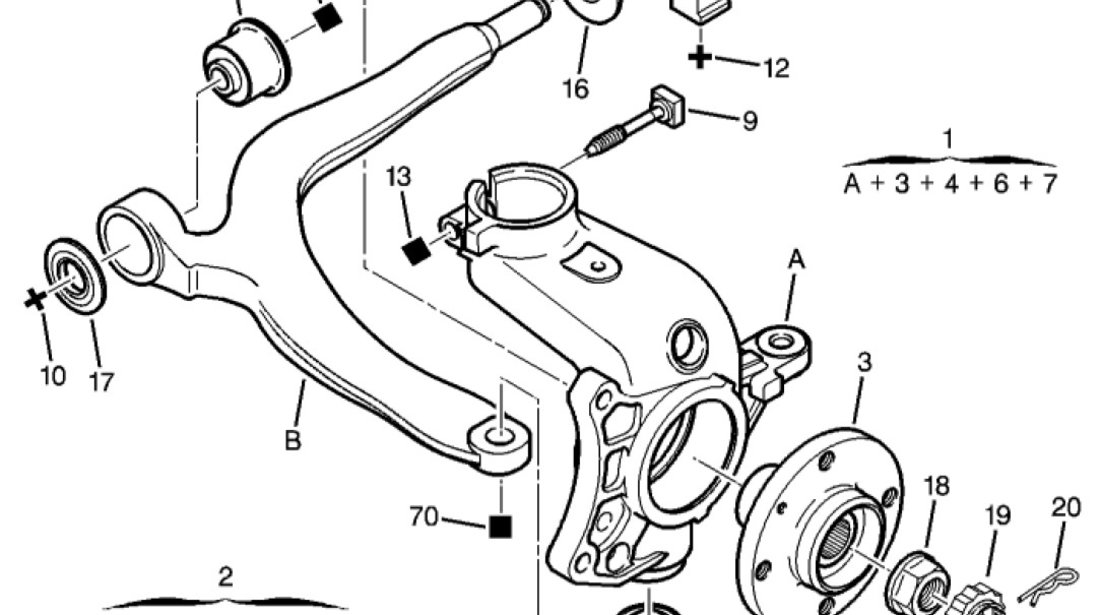 Bucse brat punte fata Citroen C5 II (poz.8+15) FORTUNA LINE 3523 84