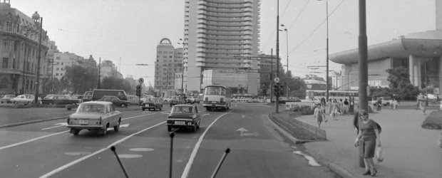 Bucurestiul, vazut prin parbrizul unui autocar in 1977