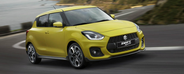 Bucurie pentru fanii Suzuki. Noua generatie Swift Sport are 970 de kilograme si un motor de 140 de cai