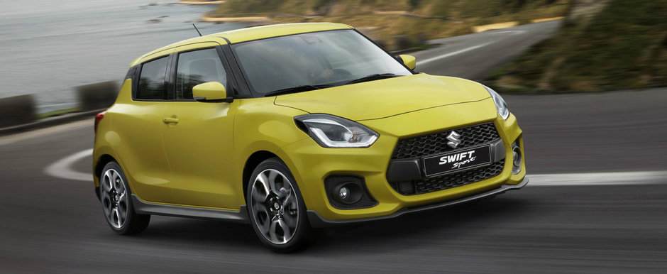 Bucurie pentru fanii Suzuki. Noua generatie Swift Sport are 970 de kilograme si un motor de 140 de cai