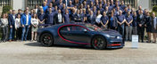 Bugatti a produs Chiron-ul cu numarul 100. Masina a costat 2.85 milioane de euro si este finisata intr-o nuanta mata
