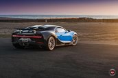 Bugatti Chiron cu jante Vossen