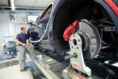 Bugatti Chiron - Imagini din timpul asamblarii
