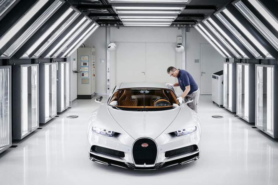 Bugatti Chiron - Productie