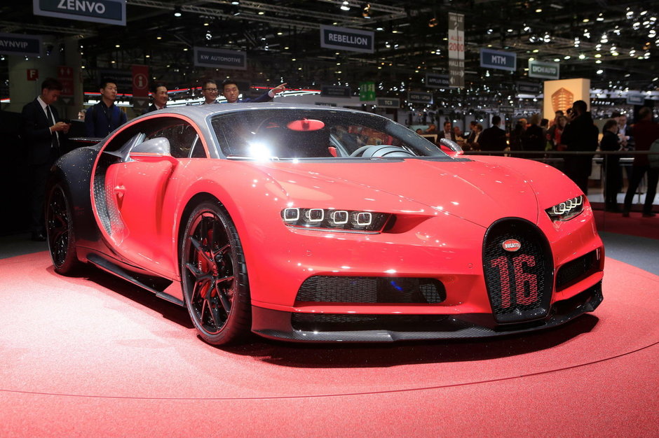 Bugatti Chiron Sport - Poze de la Geneva