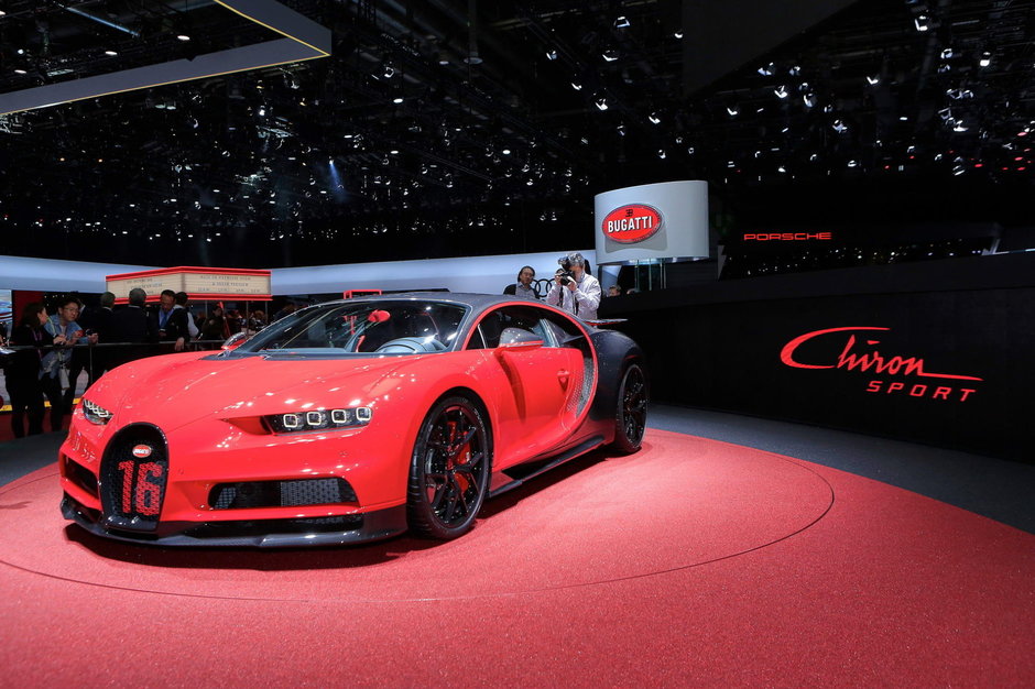 Bugatti Chiron Sport - Poze de la Geneva