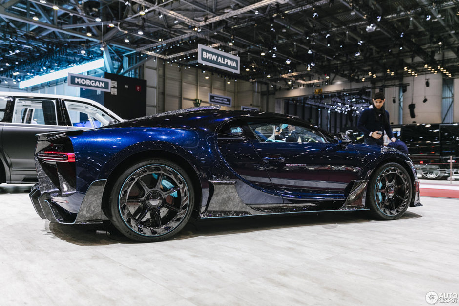 Bugatti Chiron tunat de Mansory