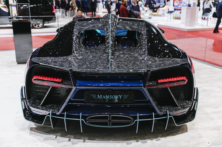 Bugatti Chiron tunat de Mansory