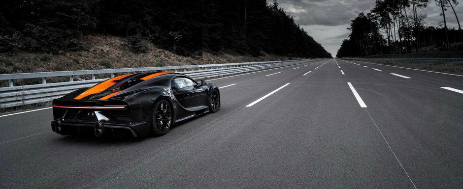 Bugatti se lauda ca Chiron poate atinge 515 km/h pe drumul unde Koenigsegg a devenit cea mai rapida masina din lume