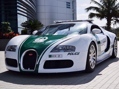 Bugatti Veyron de politie