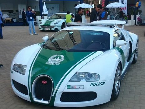 Bugatti Veyron de politie