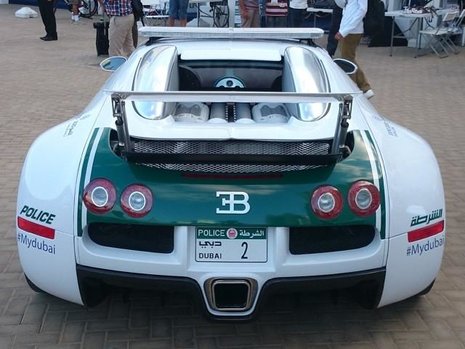 Bugatti Veyron de politie