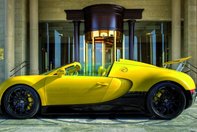 Bugatti Veyron Grand Sport galben-negru