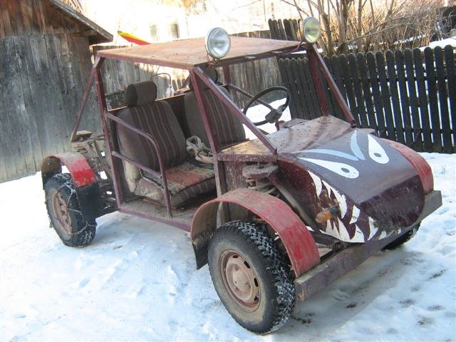 Buggy cu motor de Dacie, made in Romania