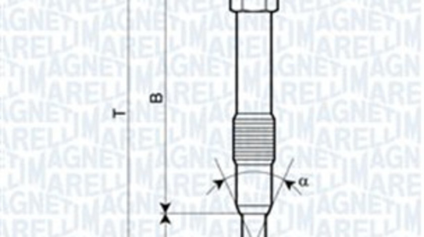 Bujie incandescenta (062900000304 MAGNETI MARELLI) ALFA ROMEO,FIAT,LANCIA