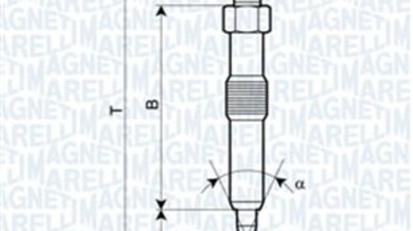 Bujie incandescenta (062900089304 MAGNETI MARELLI) DACIA,INFINITI,MERCEDES-BENZ,NISSAN,RENAULT