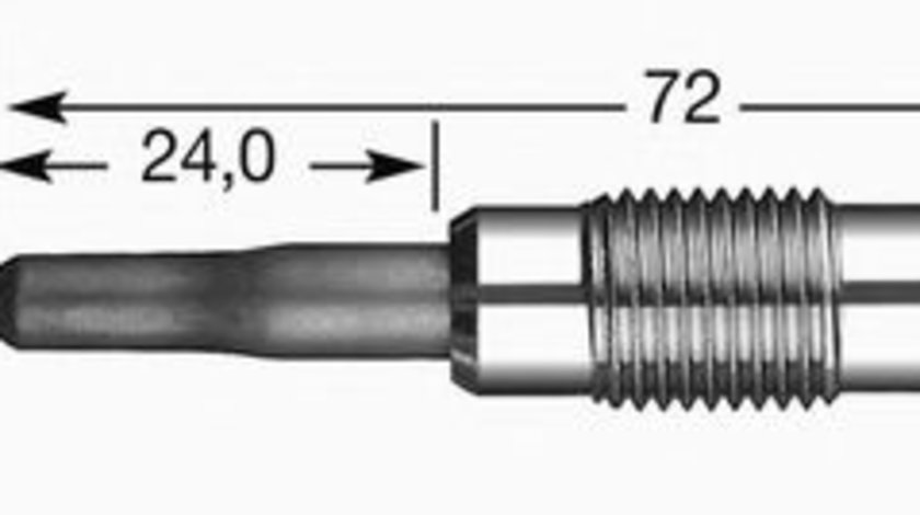 Bujie incandescenta ALFA ROMEO 155 (167) (1992 - 1997) NGK 2237 piesa NOUA