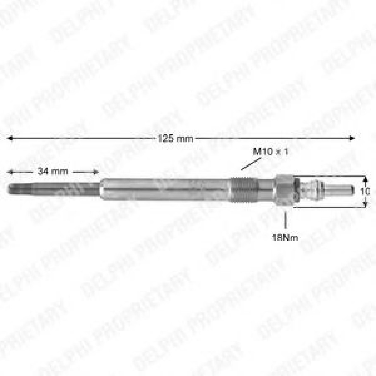 Bujie incandescenta AUDI A8 (4D2, 4D8) (1994 - 2002) DELPHI HDS374 piesa NOUA