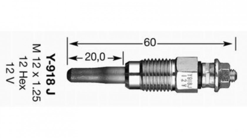 Bujie incandescenta Audi AUDI 80 (8C, B4) 1991-1994 #2 0100221105