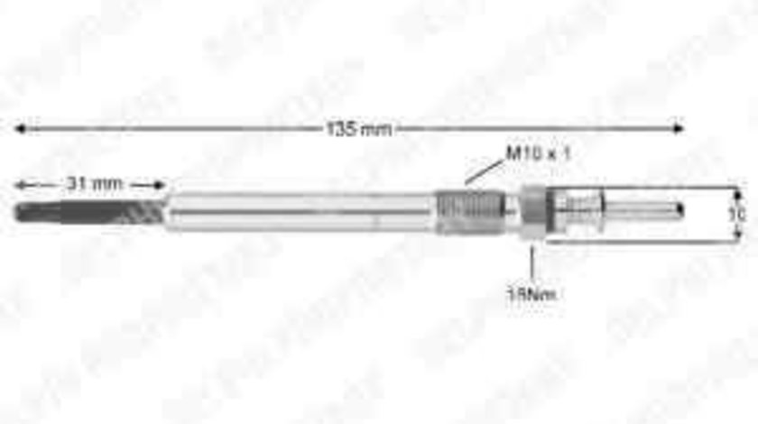 Bujie incandescenta CHEVROLET ASTRA hatchback DELPHI HDS384