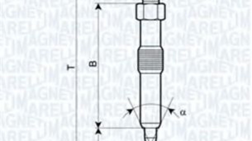 Bujie incandescenta DACIA DOKKER (2012 - 2016) MAGNETI MARELLI 062900089304 piesa NOUA