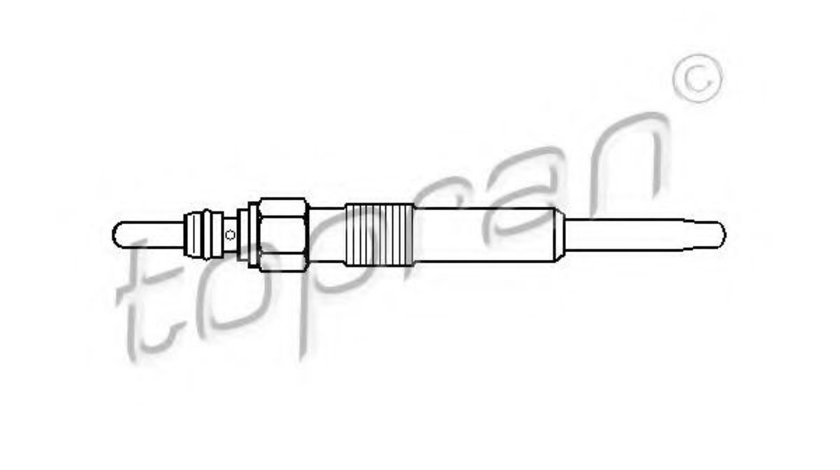 Bujie incandescenta DACIA DUSTER (2010 - 2016) TOPRAN 107 119 piesa NOUA