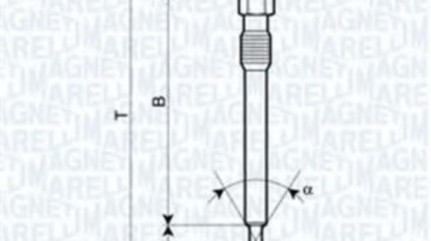 Bujie incandescenta FIAT PANDA Van (169) (2004 - 2016) MAGNETI MARELLI 062900090304 piesa NOUA