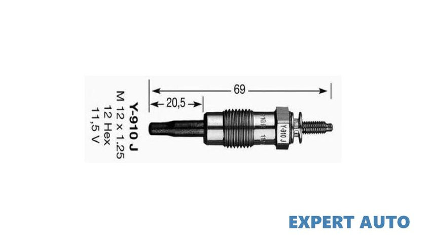 Bujie incandescenta Ford FIESTA Mk III (GFJ) 1989-1997 #2 0100221144