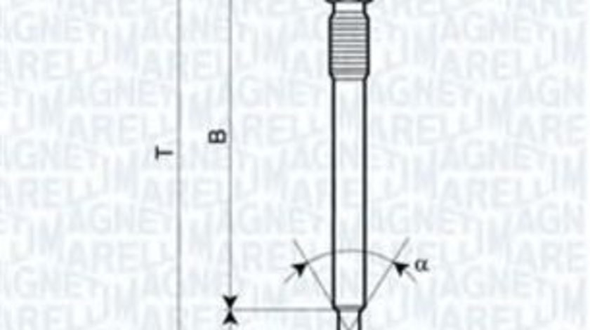 Bujie incandescenta FORD FIESTA V (JH, JD) (2001 - 2010) MAGNETI MARELLI 062900022304 piesa NOUA