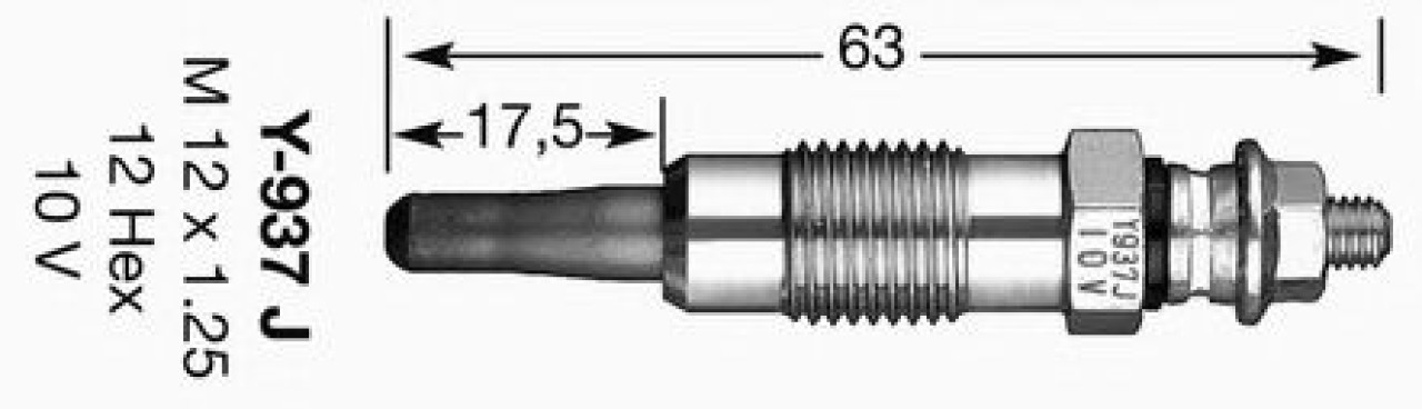 Bujie incandescenta FORD MONDEO II Combi (BNP) (1996 - 2000) NGK 7503 piesa NOUA