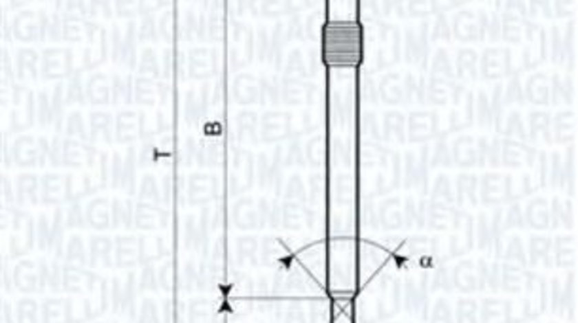 Bujie incandescenta FORD TRANSIT caroserie (2006 - 2014) MAGNETI MARELLI 062900024304 piesa NOUA