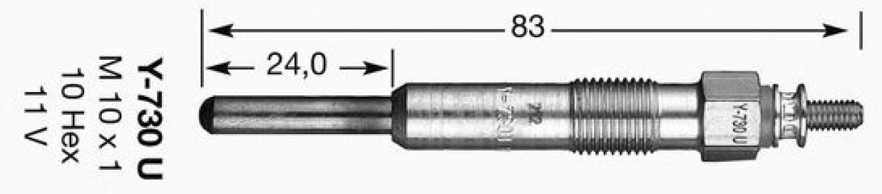 Bujie incandescenta HONDA ACCORD VI (CG, CK) (1997 - 2003) NGK 6704 piesa NOUA