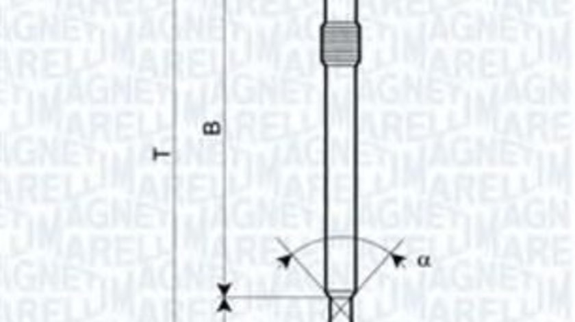 Bujie incandescenta JAGUAR X-TYPE (CF1) (2001 - 2009) MAGNETI MARELLI 062900024304 piesa NOUA